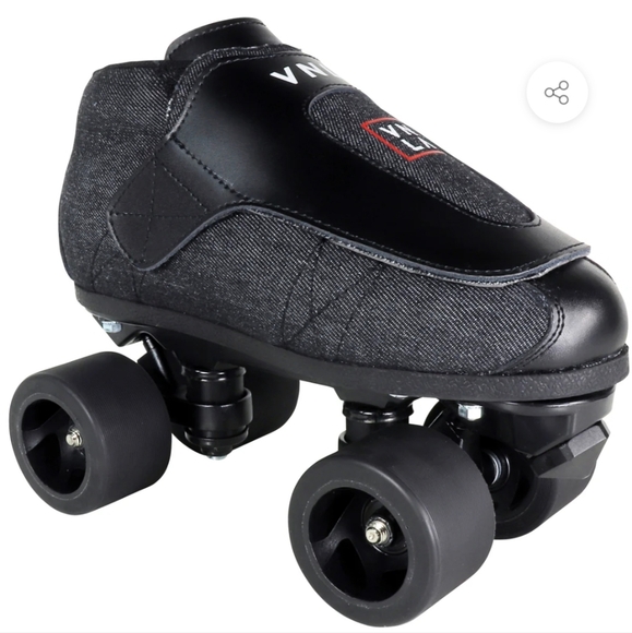 VNLA Jr Stealth Jam Speed Roller Skates Size M06 / L07 Vanilla Quads - Picture 2 of 11